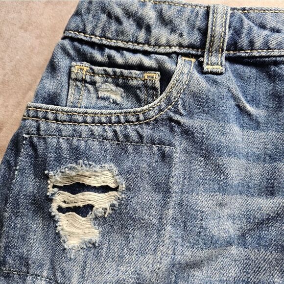 Junior's HOLLISTER High Rise Denim Jean Skirt Size 3 - Picture 2 of 6